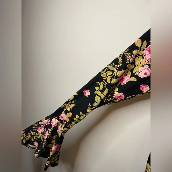 NWT Free People Sample Piece Lone Star Bias Floral Dress - Picture 10 of 15